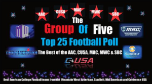 The Group of Five Top 25 Football Poll 2014